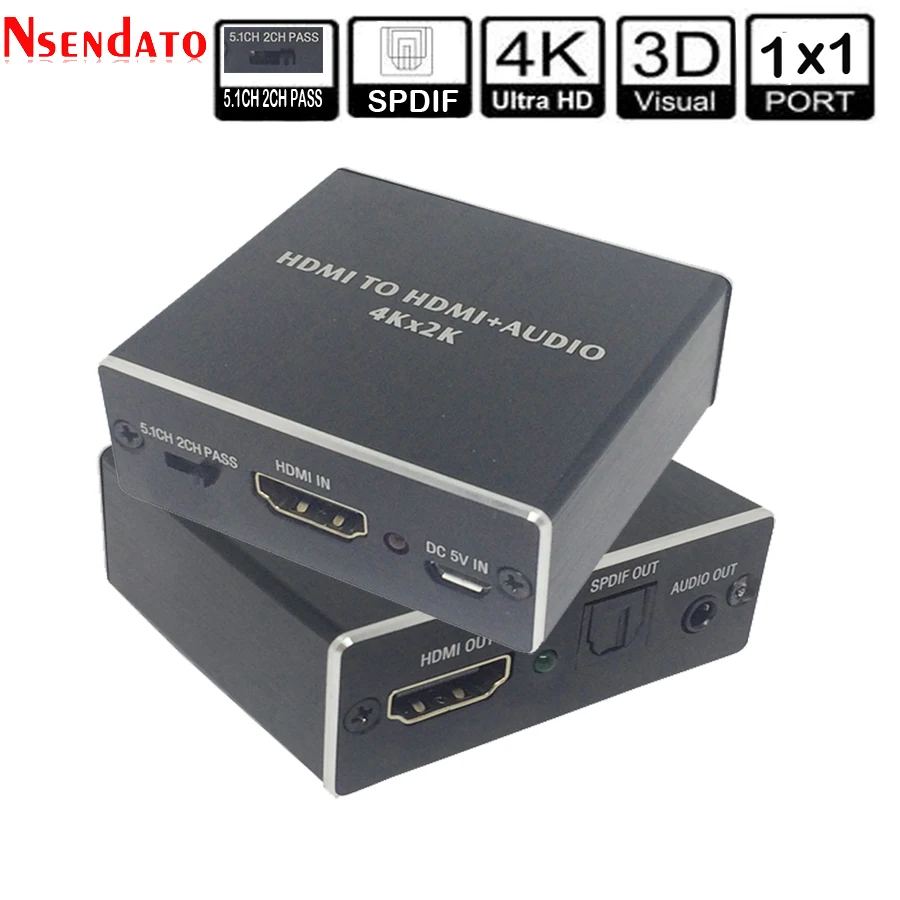 4Kx2K HDMI to HDMI+Audio 3.5mm Converter Stereo 5.1 Channel Optical SPDIF Audio Extractor Adapter Splitter for PS4 HDTV STB PC
4Kx2K HDMI to HDMI+Audio 3.5mm Converter Stereo 5.1 Channel Optical SPDIF Audio Extractor Adapter Splitter for PS4 HDTV STB PC