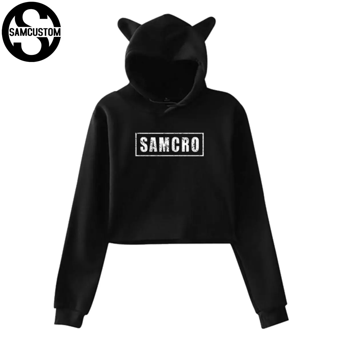 SAMCUSTOM Samcro 3D print Women's Cat Ear midriff Long Sleeve Hoodie Sexy girl Leisure Sweatshirt Hooded Pullover
SAMCUSTOM Samcro 3D print Women's Cat Ear midriff Long Sleeve Hoodie Sexy girl Leisure Sweatshirt Hooded Pullover