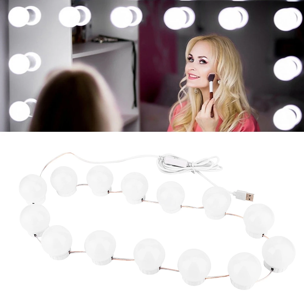4 Types LED Bulb Mirror Light Vanity USB Touch Switch Mirror Lamp Kit Lens Headlight Bulbs Cosmetic Lighted Bulb Makeup Tool Kit
4 Types LED Bulb Mirror Light Vanity USB Touch Switch Mirror Lamp Kit Lens Headlight Bulbs Cosmetic Lighted Bulb Makeup Tool Kit