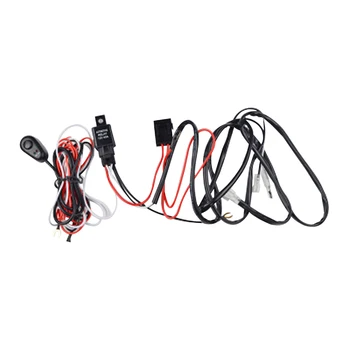 LED Light Bar Wiring Harness Relay ON/OFF Switch Harness Car Light Wire Harness Kit
LED Light Bar Wiring Harness Relay ON/OFF Switch Harness Car Light Wire Harness Kit