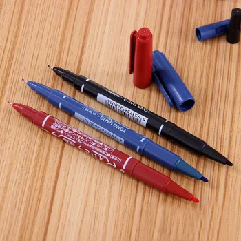 1PC Creative Plastic Double Head Hook Line Marker Black Blue Red Oily Permanent Marker Pens For Drawing Sketch School Supplies
1PC Creative Plastic Double Head Hook Line Marker Black Blue Red Oily Permanent Marker Pens For Drawing Sketch School Supplies