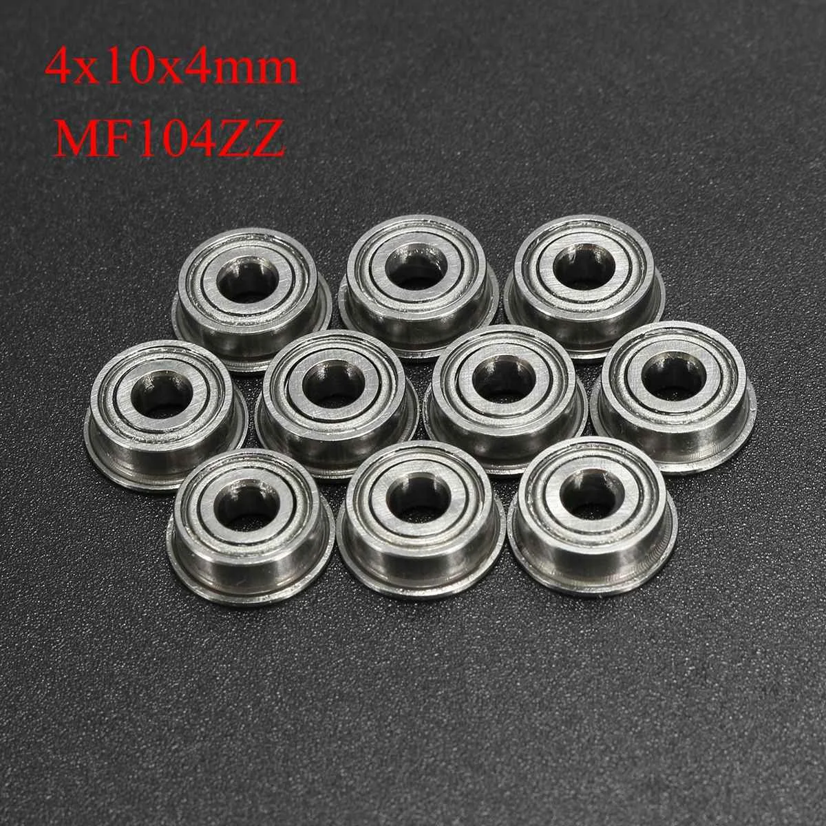 10pcs 5x10x4mm 4x10x4mm Mini Metal MF105zz MF104zz Double Shielded Flanged Ball Bearings Miniature Ball Bearing
10pcs 5x10x4mm 4x10x4mm Mini Metal MF105zz MF104zz Double Shielded Flanged Ball Bearings Miniature Ball Bearing