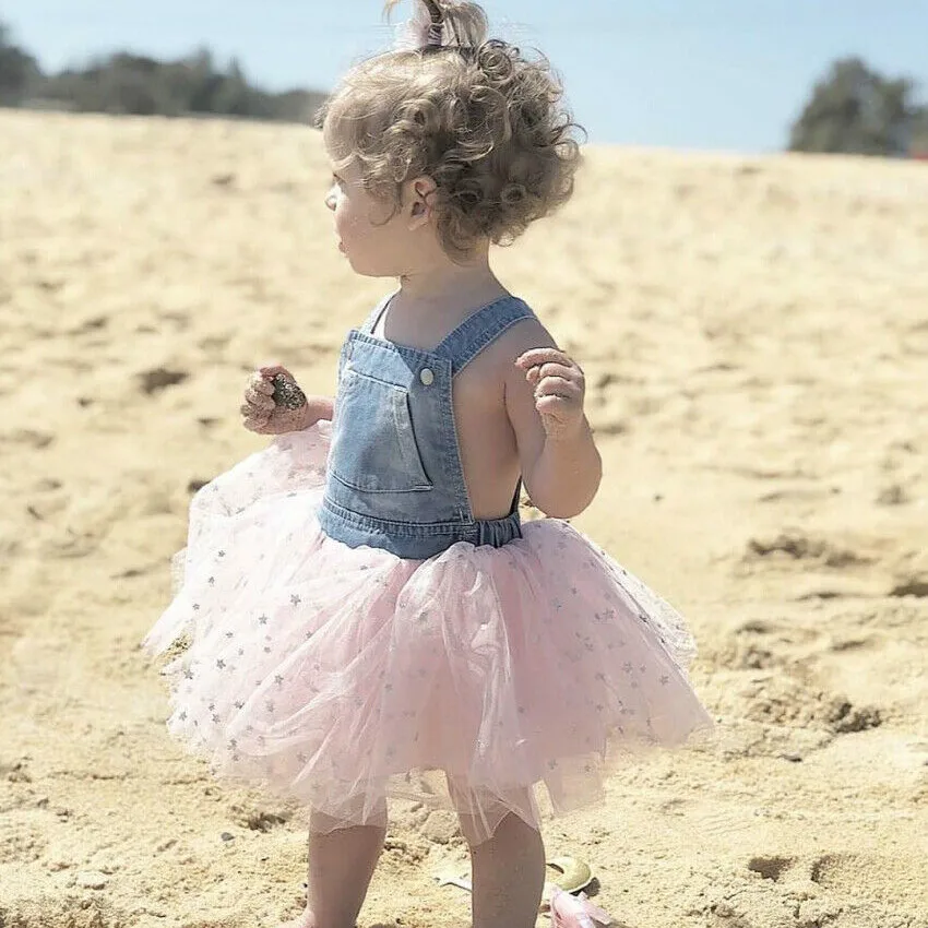 2019 Summer Kids Girls Denim Tutu Star Tulle Princess Girl Pageant Party Dress Holiday Sundress Clothes
2019 Summer Kids Girls Denim Tutu Star Tulle Princess Girl Pageant Party Dress Holiday Sundress Clothes