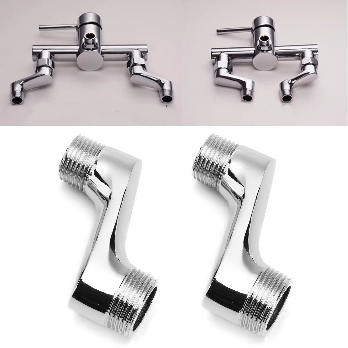 2Pcs Shower Faucet Adjustable Adapter Solid Brass Wall Mounted Width Adjustable Angle Valve S-unions Bathroom Accessories
2Pcs Shower Faucet Adjustable Adapter Solid Brass Wall Mounted Width Adjustable Angle Valve S-unions Bathroom Accessories