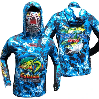 Summer Fishing Clothing Long Sleeve Fast Dry Outdoors Sunscreen Anti-UV Ultrathin Breathable Fishing Clothes Ice Silk Cool Feel
Summer Fishing Clothing Long Sleeve Fast Dry Outdoors Sunscreen Anti-UV Ultrathin Breathable Fishing Clothes Ice Silk Cool Feel