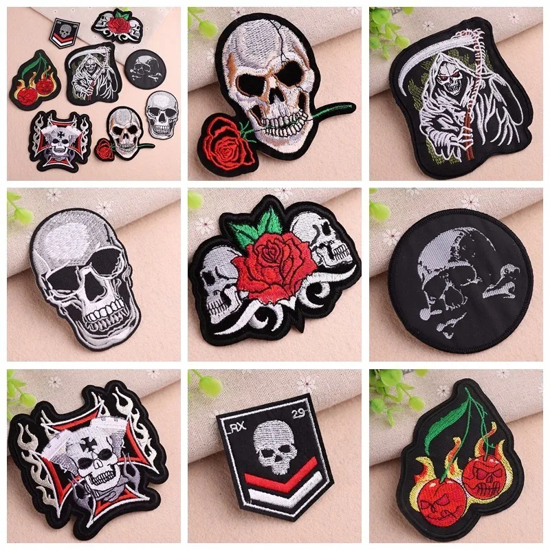 NEW Wings Skull Patch Morale Iron On Biker Death pepper Patches Badge Punk Motorcycle Embroidery Patches God of death Parches
NEW Wings Skull Patch Morale Iron On Biker Death pepper Patches Badge Punk Motorcycle Embroidery Patches God of death Parches