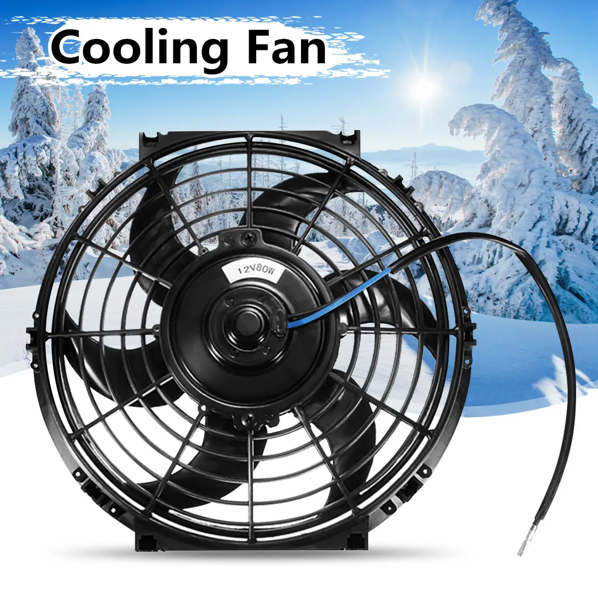 10 Inch 12V 80W Universal Car 440CFM Slim Reversible Electric Radiator Cooling Fan AUTO FAN Push Pull With Mounting kit
10 Inch 12V 80W Universal Car 440CFM Slim Reversible Electric Radiator Cooling Fan AUTO FAN Push Pull With Mounting kit