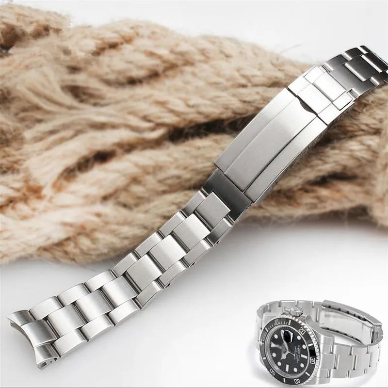 New Superior Brushed Silver 316L Stainless Steel Watchband 20mm 21mm Solid Band Logo Bracelet with Glidelock For RX watch Men
New Superior Brushed Silver 316L Stainless Steel Watchband 20mm 21mm Solid Band Logo Bracelet with Glidelock For RX watch Men