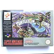 Teenage Mutant Ninja Turtles IV 4 Turtles in Time game cartridge with box for pal console
Teenage Mutant Ninja Turtles IV 4 Turtles in Time game cartridge with box for pal console