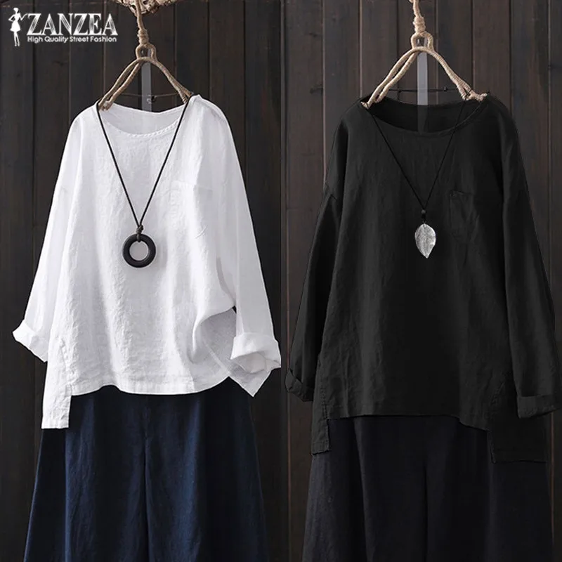 Plus Size Asymmetrical Tops Women Blouse 2019 ZANZEA Stylish Spring O Neck Casaul Tunic Blusas Female Long Sleeve Shirts Chemise
Plus Size Asymmetrical Tops Women Blouse 2019 ZANZEA Stylish Spring O Neck Casaul Tunic Blusas Female Long Sleeve Shirts Chemise