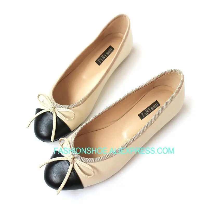 2019 NEW women High Quality Genuine Leather Bowtie women Casual Ballet Flats Casual shoes Slip-On Round Toe size 34-42
2019 NEW women High Quality Genuine Leather Bowtie women Casual Ballet Flats Casual shoes Slip-On Round Toe size 34-42
