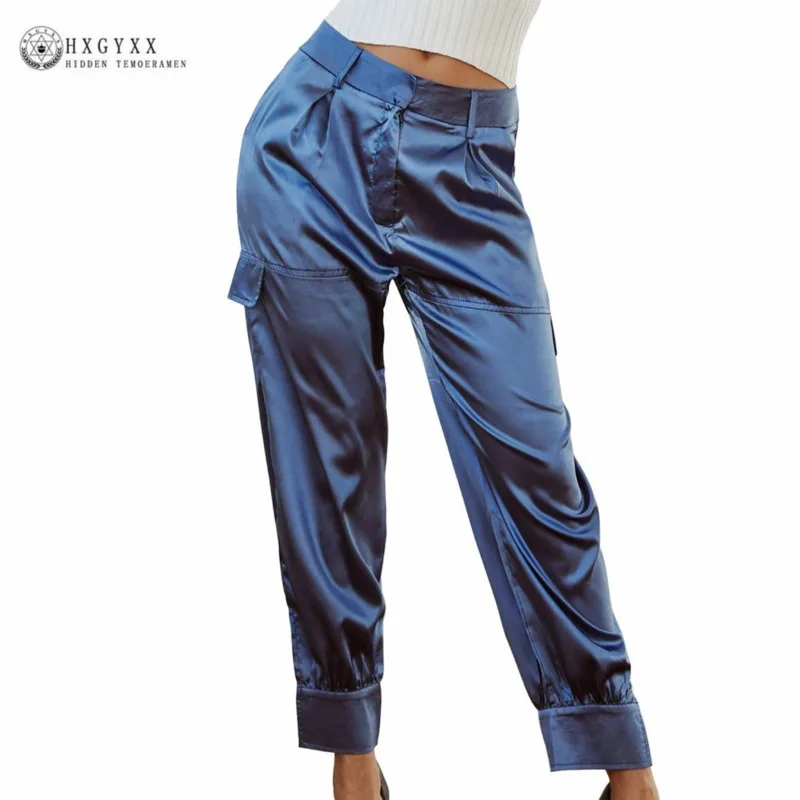 Mid Waist Straight Pant Capris Casual Satin Crop Trousers Women 2019 Spring Summer High Street Clothes Harajuku Pants Okd856
Mid Waist Straight Pant Capris Casual Satin Crop Trousers Women 2019 Spring Summer High Street Clothes Harajuku Pants Okd856