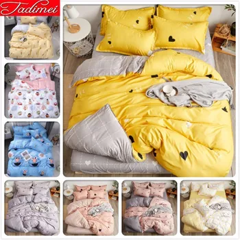New Fashion Duvet Cover Bedding Set Adult Kid Soft Cotton Bed Linen 150x200 180x220 200x230 220x240 Bedspreads Single Queen Size 
New Fashion Duvet Cover Bedding Set Adult Kid Soft Cotton Bed Linen 150x200 180x220 200x230 220x240 Bedspreads Single Queen Size