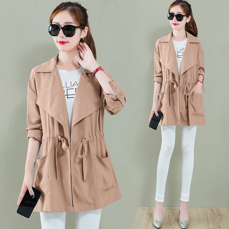 2018 New Spring Trench Casual Short Coats Khaki Black Light Blue 9283
2018 New Spring Trench Casual Short Coats Khaki Black Light Blue 9283