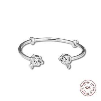 Mouse Open Charm Bracelet Argent 925 Sterling Silver Cuff Bracelets for Women Fits European Beads DIY Jewelry Making
Mouse Open Charm Bracelet Argent 925 Sterling Silver Cuff Bracelets for Women Fits European Beads DIY Jewelry Making