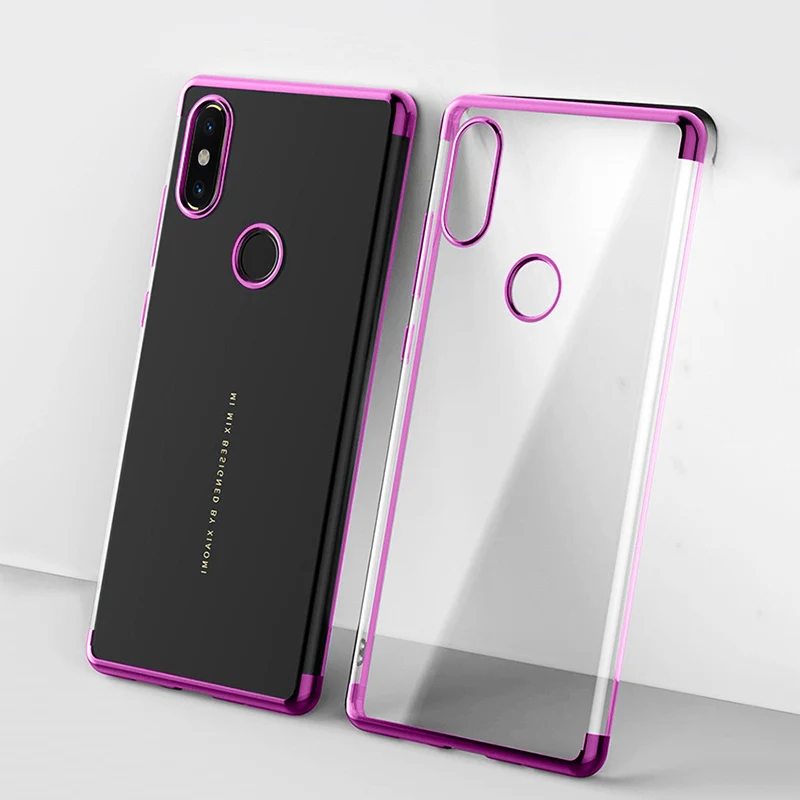 Soft Case For Xiaomi Mi Play Mix3 Mix2S MAX3 Mix2 8lite F1 Silicone Plated Clear Fundas For Redmi Note 7 6 5 Pro 6A Cover Coque
Soft Case For Xiaomi Mi Play Mix3 Mix2S MAX3 Mix2 8lite F1 Silicone Plated Clear Fundas For Redmi Note 7 6 5 Pro 6A Cover Coque