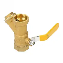 Ball Valve Y Type Brass Strainer Filter Ball Valve BSP DN25 Female Thread for Water Gas Oil filter kugelhahn
Ball Valve Y Type Brass Strainer Filter Ball Valve BSP DN25 Female Thread for Water Gas Oil filter kugelhahn