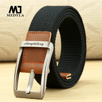 MEDYLA New Arrrival Military Alloy Buckle Belts High Quality Canvas Belt for men jeans Outdoor Tactical Belt men&women Strap
MEDYLA New Arrrival Military Alloy Buckle Belts High Quality Canvas Belt for men jeans Outdoor Tactical Belt men&women Strap
