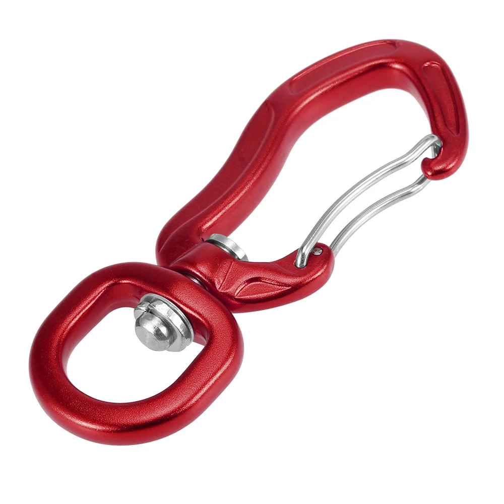 Swivel Carabiner Clip 360 Rotatable Spinner Carabiner Small Wiregate Carabiner Rotational Hammock Clip Hook Climbing Accessories 
Swivel Carabiner Clip 360 Rotatable Spinner Carabiner Small Wiregate Carabiner Rotational Hammock Clip Hook Climbing Accessories