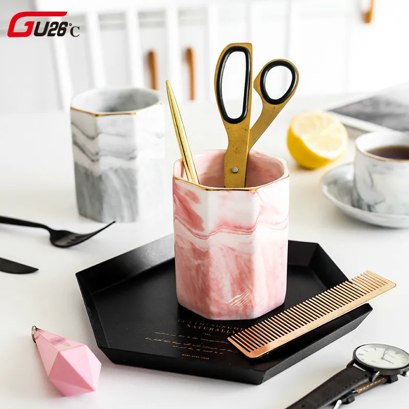 New European Marble Ceramic Makeup Organizer Storage Box Multipurpose Candy Color Office Sundries Cosmetic Container
New European Marble Ceramic Makeup Organizer Storage Box Multipurpose Candy Color Office Sundries Cosmetic Container