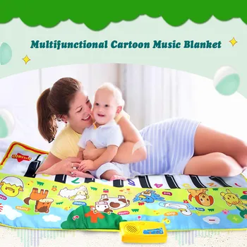 Multifunctional Cartoon Blanket Cloth Materail Intelligence Physical Improvement Adjustable Toys With Animal Calling And Music
Multifunctional Cartoon Blanket Cloth Materail Intelligence Physical Improvement Adjustable Toys With Animal Calling And Music
