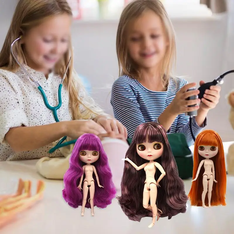 Blyth Factory Doll DIY Change BJD Toy For Children Girl Collecting Humanoid Doll Rag Long Hair Cartoon Cute Puzzle Multicolor
Blyth Factory Doll DIY Change BJD Toy For Children Girl Collecting Humanoid Doll Rag Long Hair Cartoon Cute Puzzle Multicolor