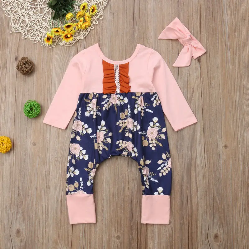 2Pcs Baby Girl Romper Cotton Flower Long Sleeve Zipper Romper Jumpsuit+Headband Baby Girl Clothes Outfits New Born Baby Clothes
2Pcs Baby Girl Romper Cotton Flower Long Sleeve Zipper Romper Jumpsuit+Headband Baby Girl Clothes Outfits New Born Baby Clothes