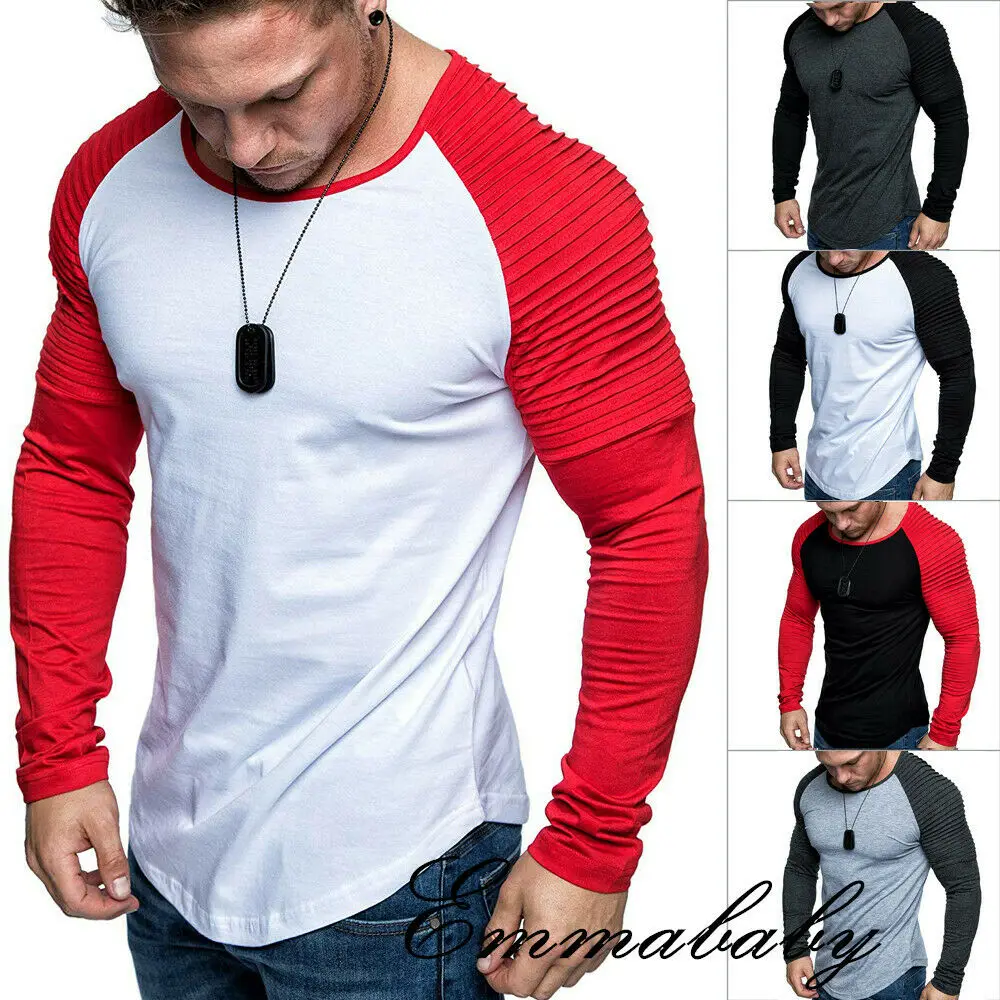 2019 The Newest Fashion Wear Take Polyester Men's Slim Fit O Neck Long Sleeve Muscle Tee T-shirt Casual Tops Shirts
2019 The Newest Fashion Wear Take Polyester Men's Slim Fit O Neck Long Sleeve Muscle Tee T-shirt Casual Tops Shirts