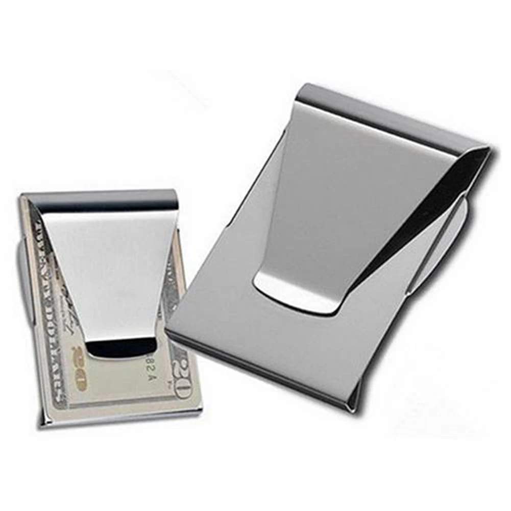 1PC Useful High Quality Stainless Steel Metal Money Clip Fashion Simple Silver Dollar Cash Holder
1PC Useful High Quality Stainless Steel Metal Money Clip Fashion Simple Silver Dollar Cash Holder