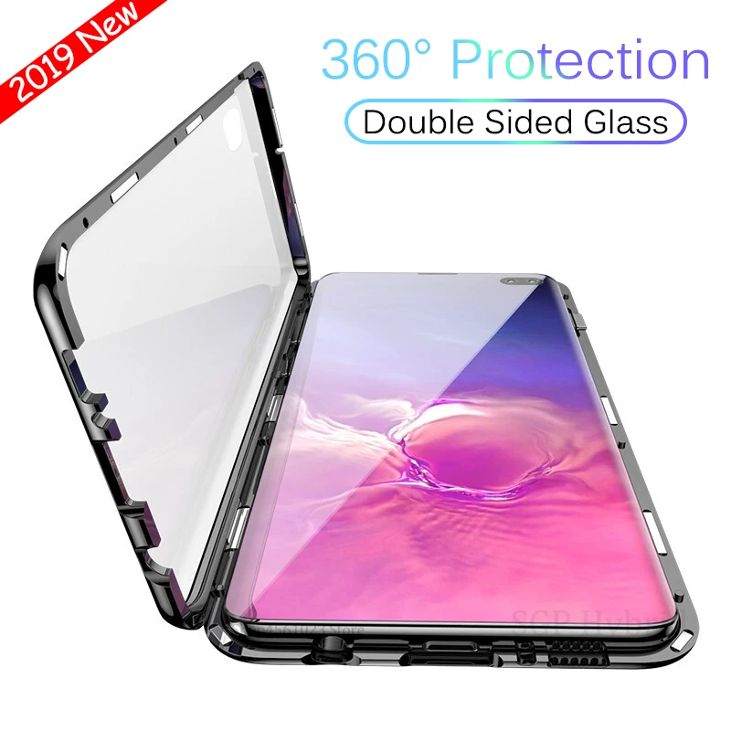 360 ° Magnetic Case for Samsung Galaxy s10 plus e Case Clear Glass Hard Back Cover for Galaxy S10e Note 10 pro 10pro 10+ case
360 ° Magnetic Case for Samsung Galaxy s10 plus e Case Clear Glass Hard Back Cover for Galaxy S10e Note 10 pro 10pro 10+ case