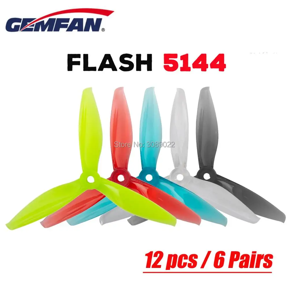 12 шт./6 пар, пропеллеры Gemfan 5144, 5 дюймов, с тройным лезвием, совместимы с 2207, 2208, 2306, бесщеточный двигатель для FPV, Радиоуправляемый Дрон, реквизит
12 шт./6 пар, пропеллеры Gemfan 5144, 5 дюймов, с тройным лезвием, совместимы с 2207, 2208, 2306, бесщеточный двигатель для FPV, Радиоуправляемый Дрон, реквизит