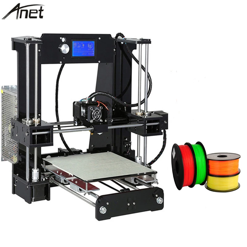 Anet A8/A6 3d Printer High Precision FDM 3D Printing Machine LCD Display Industrial Personal 3D Printer With Free PLA Filaments
Anet A8/A6 3d Printer High Precision FDM 3D Printing Machine LCD Display Industrial Personal 3D Printer With Free PLA Filaments