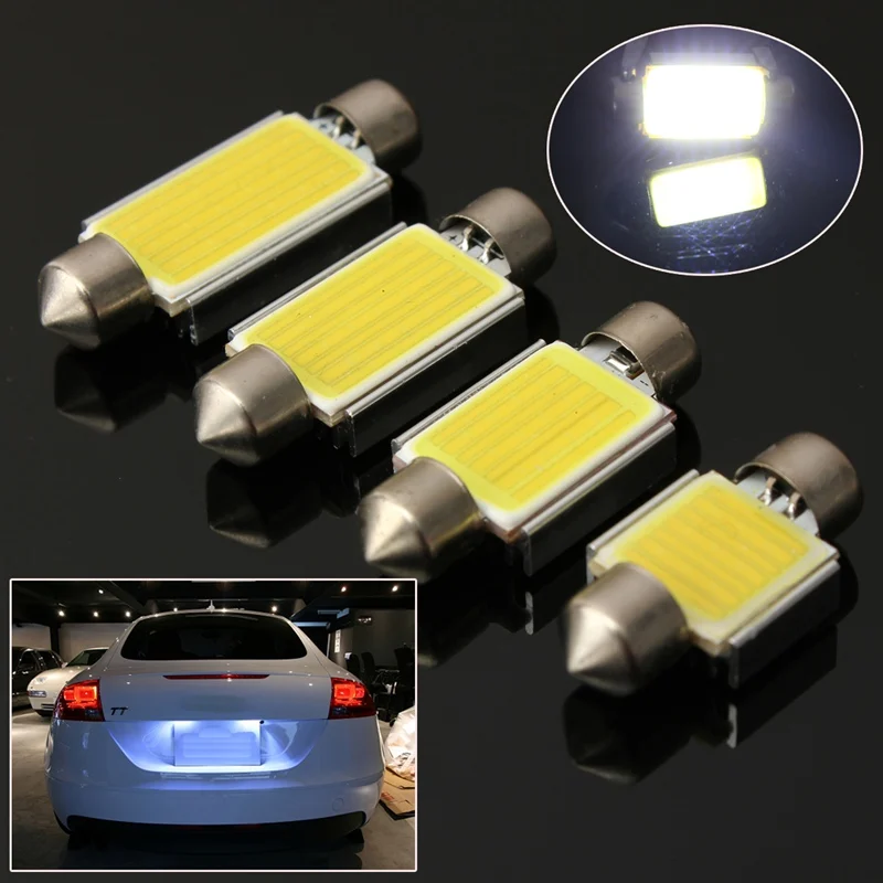 1Pcs 6W 6000K 31/36/39/41mm COB LED C5W Festoon Bulb No Error Number License Plate Light White For Audi/BMW/Porsche
1Pcs 6W 6000K 31/36/39/41mm COB LED C5W Festoon Bulb No Error Number License Plate Light White For Audi/BMW/Porsche