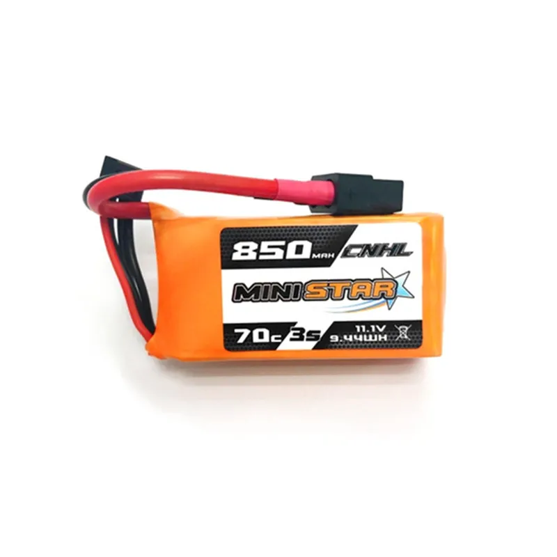 CNHL MiniStar 850mAh / 450mAh 11.1V 3S 70C Lipo Battery Rechargeable W/ XT60 Plug Connector for RC Models Multicopter Part Accs
CNHL MiniStar 850mAh / 450mAh 11.1V 3S 70C Lipo Battery Rechargeable W/ XT60 Plug Connector for RC Models Multicopter Part Accs