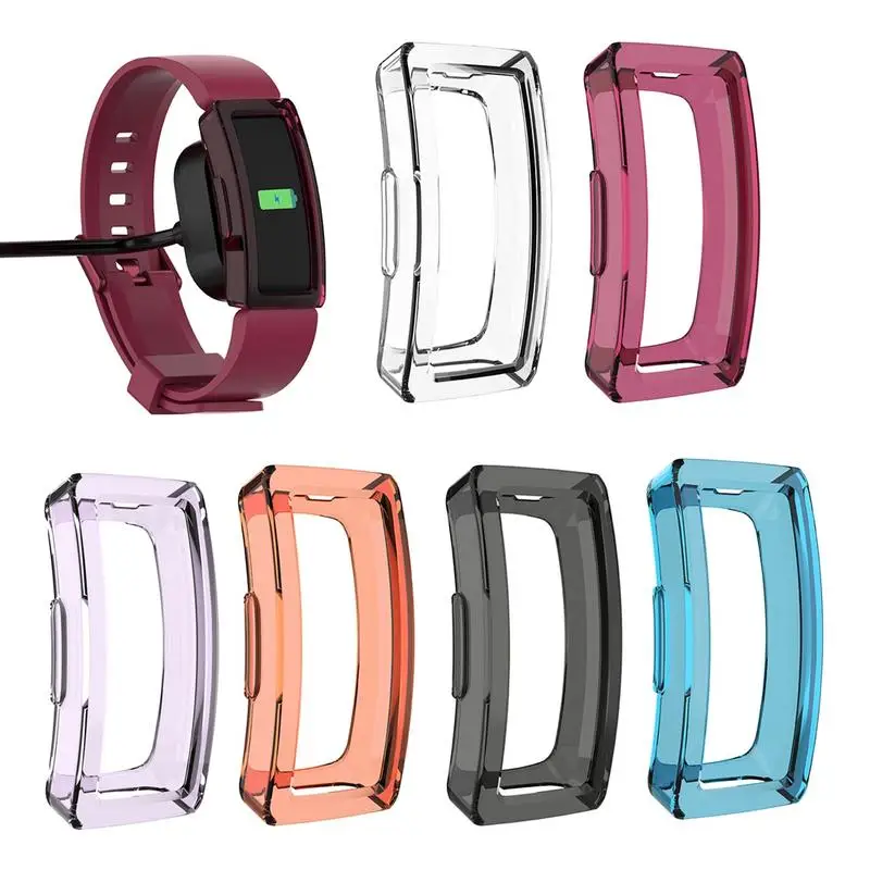 For Fitbit Inspire/Inspire HR TPU Clear Shell Case Screen Protector Frame Cover Colorful Wearable Devices Replacement Case Cover
For Fitbit Inspire/Inspire HR TPU Clear Shell Case Screen Protector Frame Cover Colorful Wearable Devices Replacement Case Cover