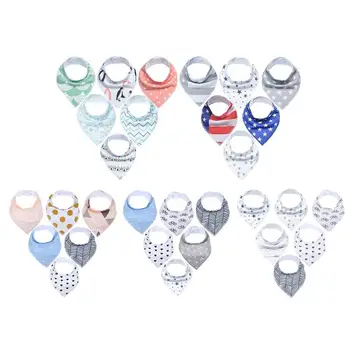 6pcs/set Triangle Newborn Baby Bib Waterproof Infant Cotton Saliva Towel Toddler Burp Cloths Baby Bibs Burp Cloths Eating Accss
6pcs/set Triangle Newborn Baby Bib Waterproof Infant Cotton Saliva Towel Toddler Burp Cloths Baby Bibs Burp Cloths Eating Accss