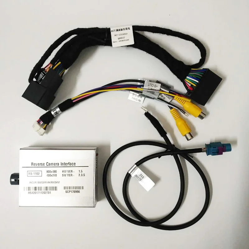 front view and rear view camera for Audi MMI 3G/3G+ A1/Q3/A4L/A5/Q5/A6L/ A7/Q7/A8L with parking guidelines
front view and rear view camera for Audi MMI 3G/3G+ A1/Q3/A4L/A5/Q5/A6L/ A7/Q7/A8L with parking guidelines