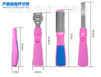 100sets 3 in 1 Exfoliating Manicure Pedicure Knife Dead Skin Remover Cuticles Removal Exfoliator File Rasp Tool by DHL
100sets 3 in 1 Exfoliating Manicure Pedicure Knife Dead Skin Remover Cuticles Removal Exfoliator File Rasp Tool by DHL