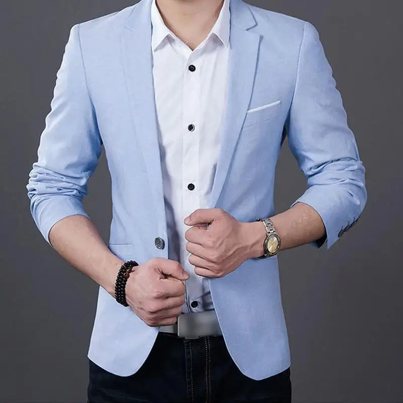 MISSKY 2019 New Men Solid Color Suits Jacket Casaco Terno Masculino Suit Cardigan Jaqueta Wedding Suits Jacket Spring Autumn
MISSKY 2019 New Men Solid Color Suits Jacket Casaco Terno Masculino Suit Cardigan Jaqueta Wedding Suits Jacket Spring Autumn