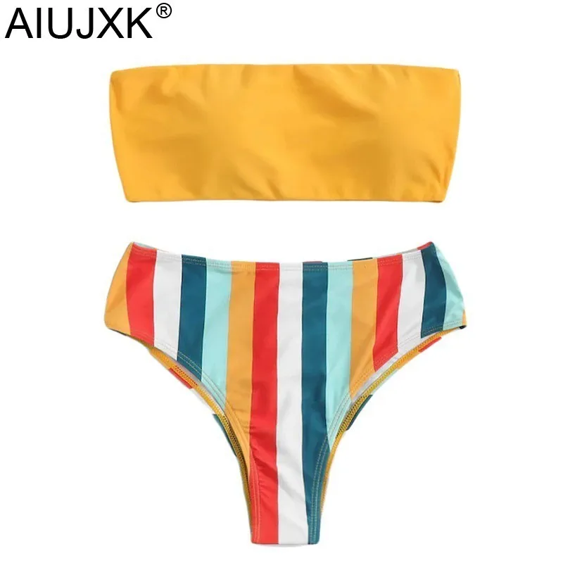AIUJXK New 2019 Striped Print Bathing Suit Women Summer Sexy Bra And Panty Set Biquini Ladies Beach Style 2 Piece Set Swimsuit
AIUJXK New 2019 Striped Print Bathing Suit Women Summer Sexy Bra And Panty Set Biquini Ladies Beach Style 2 Piece Set Swimsuit