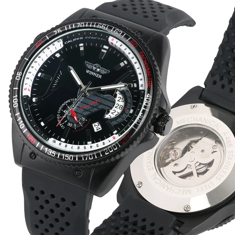 WINNER Automatic Mechanical Luxury Watch Men Casual Retro Clock Male Black Leather Band Men's Watches Top Brand Skeleton Watches
WINNER Automatic Mechanical Luxury Watch Men Casual Retro Clock Male Black Leather Band Men's Watches Top Brand Skeleton Watches