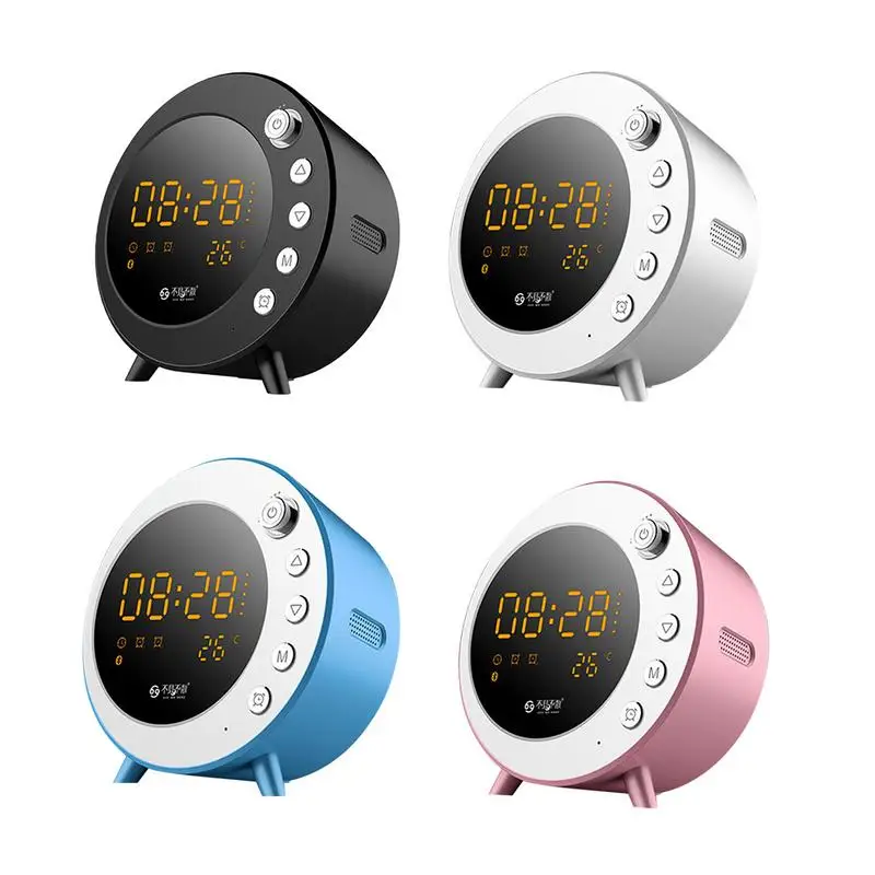 Bluetooth Wireless Smart Mini Speaker Support Digital LED Mirror Alarm Clock Screen Display SD Card FM Built-in 1500MA Battery
Bluetooth Wireless Smart Mini Speaker Support Digital LED Mirror Alarm Clock Screen Display SD Card FM Built-in 1500MA Battery