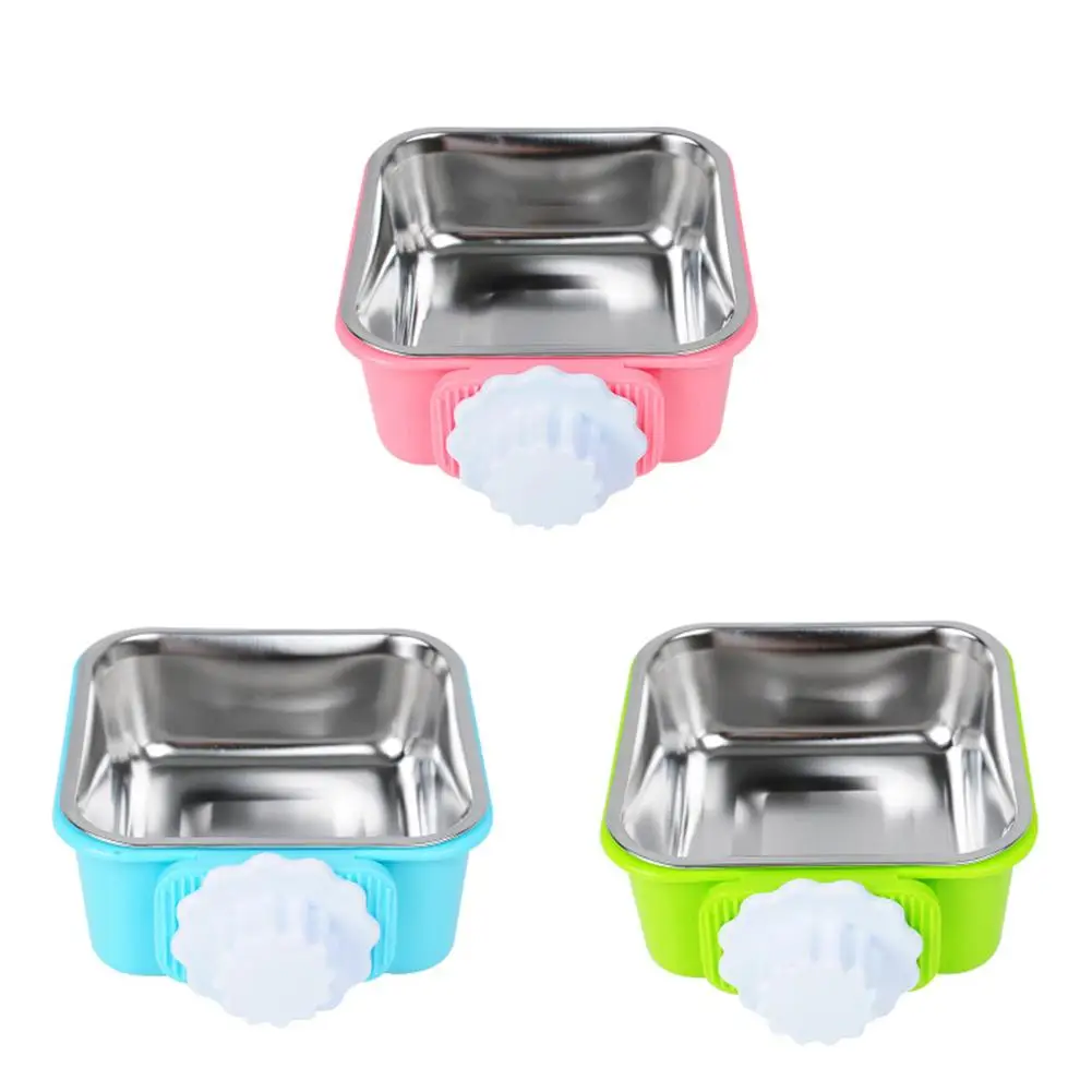 3 Colors Hanging Type Pet Feeding Bowl Stainless Steel Feeder Fixed Detachable Cage Food Dog Cat Pet Water Bowl Feeder
3 Colors Hanging Type Pet Feeding Bowl Stainless Steel Feeder Fixed Detachable Cage Food Dog Cat Pet Water Bowl Feeder