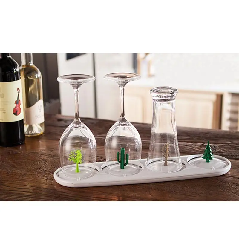 Cup Drainer Rack Wine Glasses Bottle Creative Decoration Non-slip Bottle Drying Rack Organizer Drainboard for Sink Draining
Cup Drainer Rack Wine Glasses Bottle Creative Decoration Non-slip Bottle Drying Rack Organizer Drainboard for Sink Draining