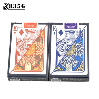 K8356 2Sets/Lot Plastic Playing Cards Texas Hold'em Poker Cards Narrow Brand PVC Poker Board Games Waterproof Wearable Bridge
K8356 2Sets/Lot Plastic Playing Cards Texas Hold'em Poker Cards Narrow Brand PVC Poker Board Games Waterproof Wearable Bridge