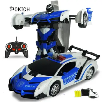 Pokich RC Car Transformation Robots Sports Vehicle Model Robots Toys Cool Deformation Car Kids Toys Gifts For Boys
Pokich RC Car Transformation Robots Sports Vehicle Model Robots Toys Cool Deformation Car Kids Toys Gifts For Boys