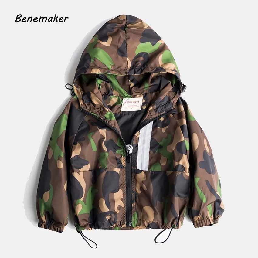 Benemaker Spring Baby Hooded Camouflage Jackets For Girl Boys Children's Clothes Windbreaker Clothing Kids Outerwear Coats YJ017
Benemaker Spring Baby Hooded Camouflage Jackets For Girl Boys Children's Clothes Windbreaker Clothing Kids Outerwear Coats YJ017