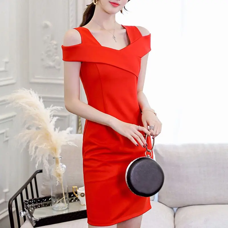 Mini Sexy Dress Elegant Summer Red Women Casual Party Off Shoulder Evening 2019 Ladies Black Korean Fashion Slim Short Dresses
Mini Sexy Dress Elegant Summer Red Women Casual Party Off Shoulder Evening 2019 Ladies Black Korean Fashion Slim Short Dresses