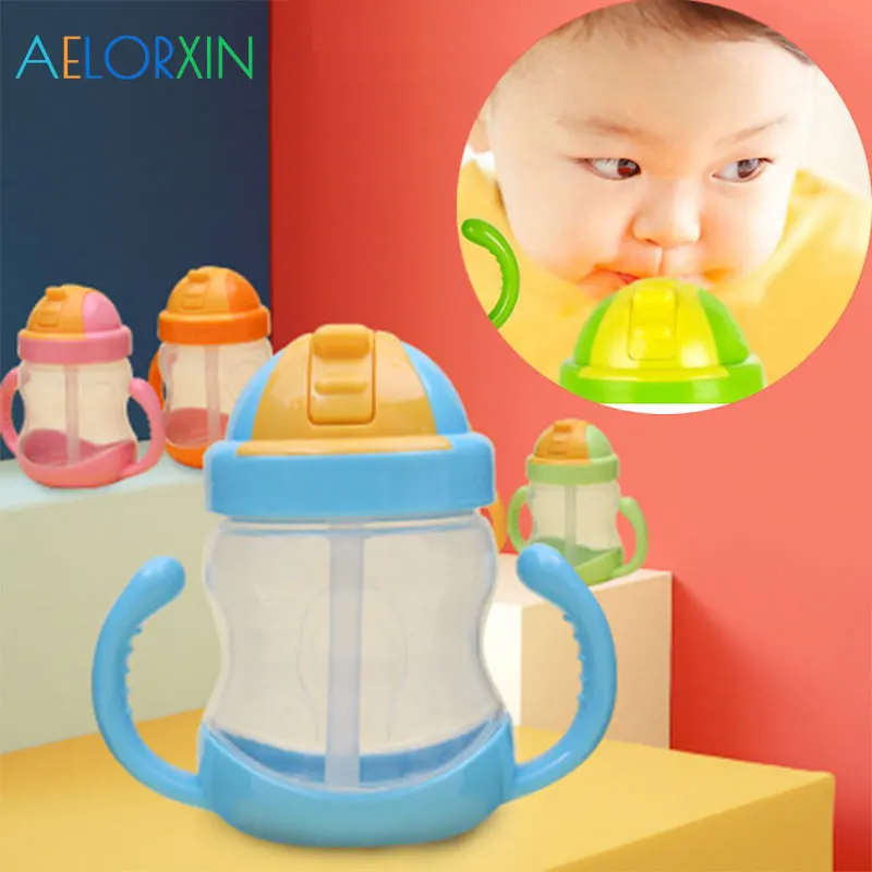 Baby Bottles New Double Handle Baby Trainer Cup Straw Type Cup Baby Kids Children Feeding Drinking Water Cup Drinker
Baby Bottles New Double Handle Baby Trainer Cup Straw Type Cup Baby Kids Children Feeding Drinking Water Cup Drinker