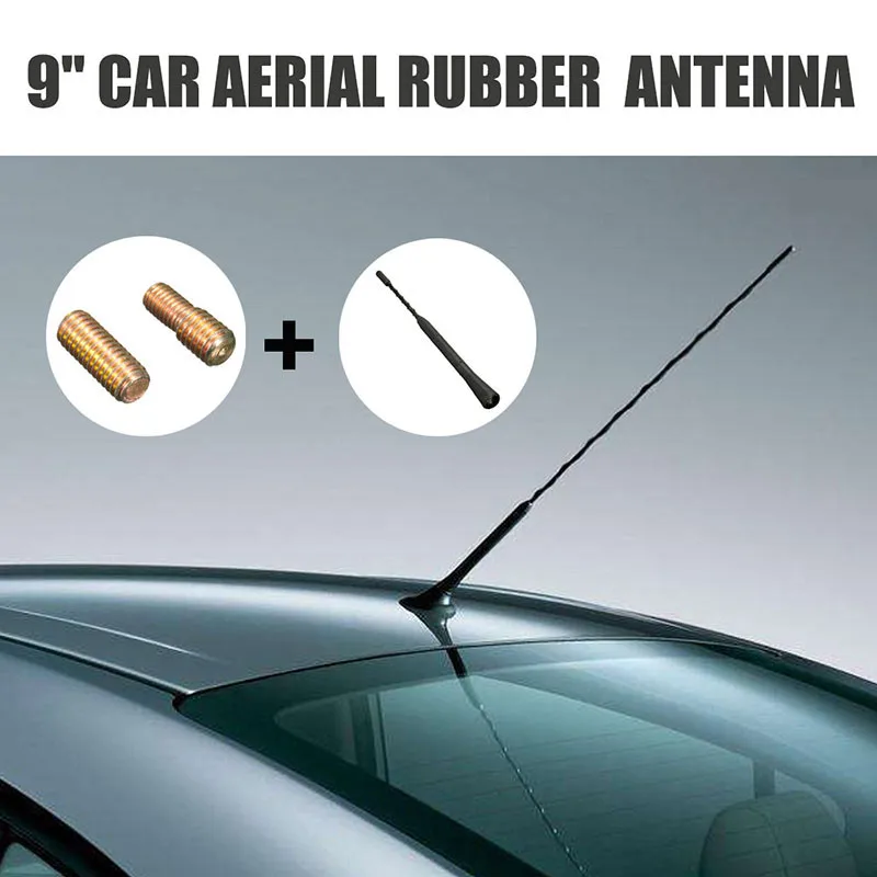 1pc Black 9" AM FM ANTENNA MAST Roof Sting Radio Aerial Bee Car Antenna Toppers Without Base for TOYOTA NISSAN BMW Ford
1pc Black 9" AM FM ANTENNA MAST Roof Sting Radio Aerial Bee Car Antenna Toppers Without Base for TOYOTA NISSAN BMW Ford